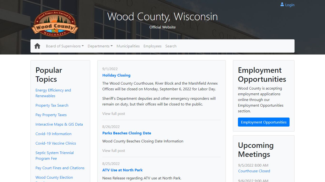 WOOD COUNTY 2022 - 2023 - Wood County, Wisconsin